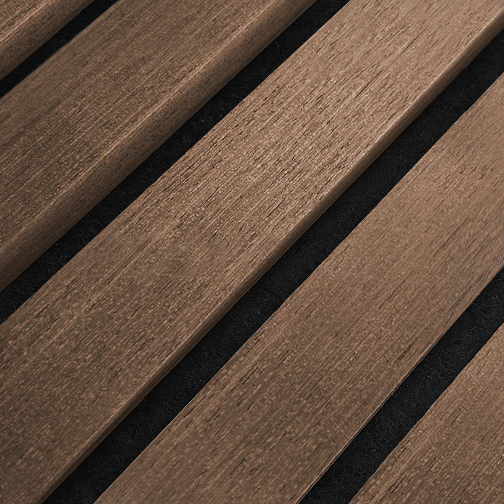 Wooden Wall Panel | Smoked Oak | Premium 3-sided Wood Veneer