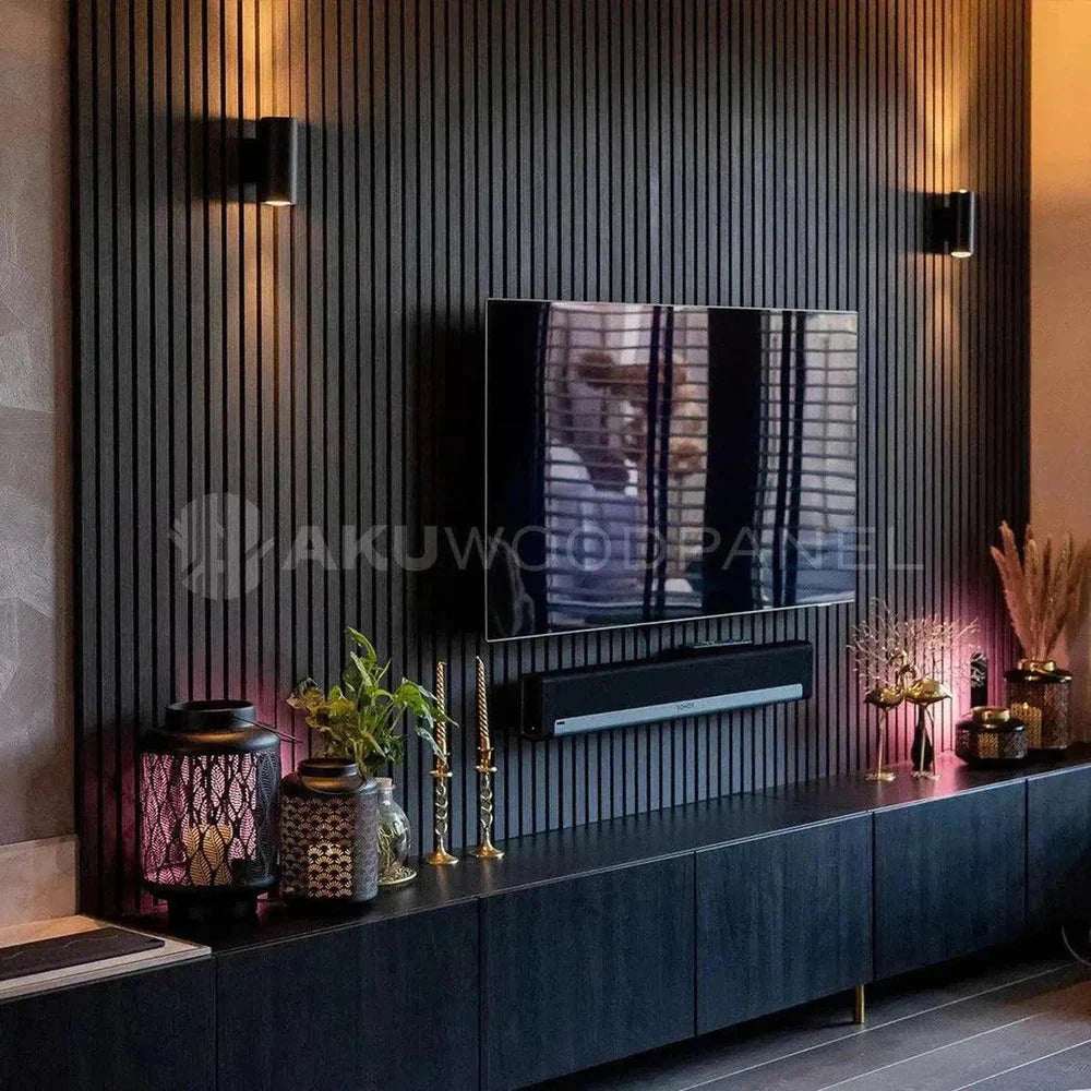 Wooden Wall Panel | Black Oak | Premium 3-sided Wood Veneer