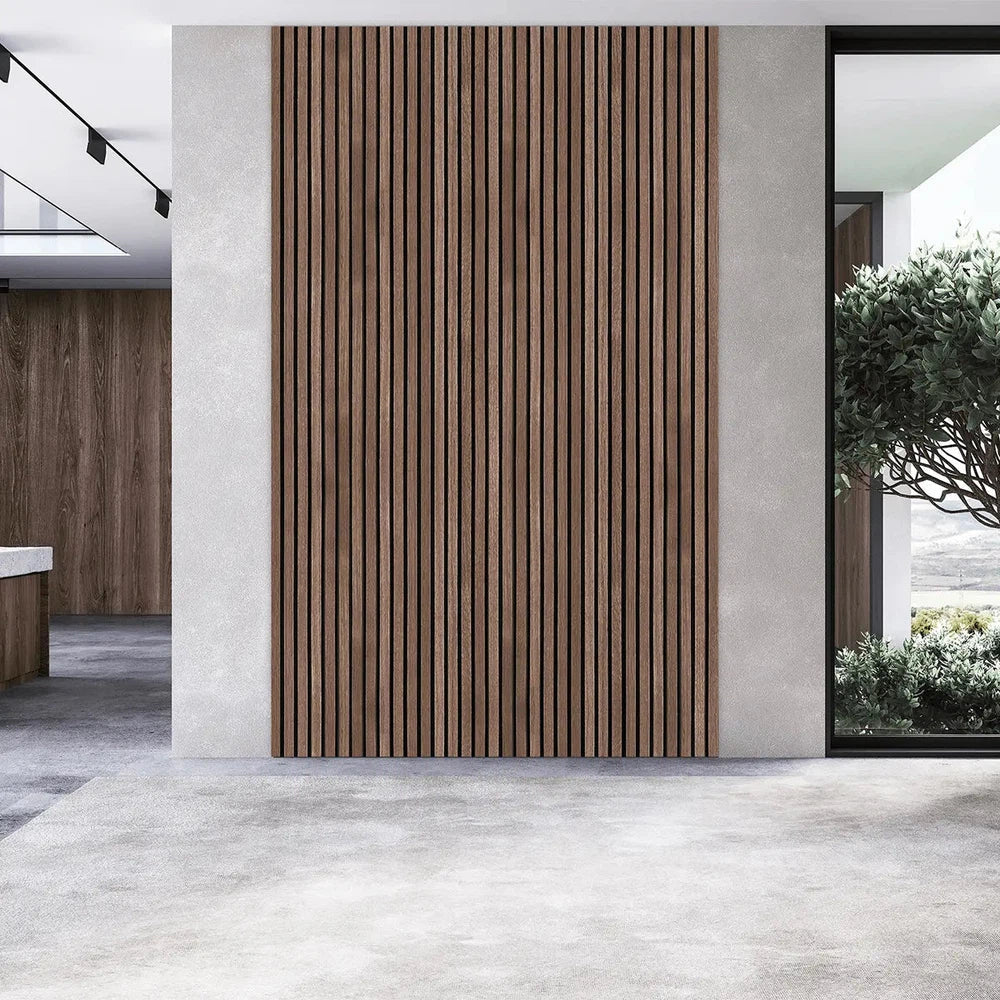 Wooden Wall Panel | Smoked Oak | Premium 3-sided Wood Veneer